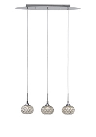 Chelsie Polished Chrome Ceiling Lights Diyas Linear Fittings Chelsie Polished Chrome Ceiling Lights Diyas Linear Fittings